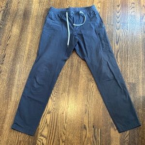 Vuori Mens Ripstop Climber Pants Slim Leg Cotton In Charcoal Size M